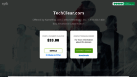 What Techclear.com website looked like in 2020 (4 years ago)