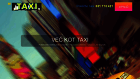 What Taxikamnik.si website looked like in 2020 (4 years ago)