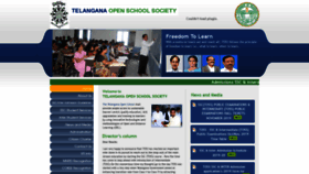 What Telanganaopenschool.org website looked like in 2020 (4 years ago)