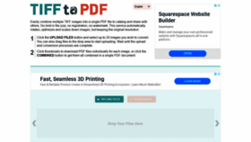 What Tiff2pdf.com website looked like in 2020 (4 years ago)