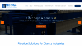 What Technicaltextilesindia.com website looked like in 2020 (5 years ago)