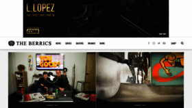 What Theberrics.com website looked like in 2020 (4 years ago)
