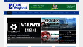 What Tecnoprogramas.com website looked like in 2020 (4 years ago)