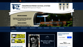 What Tangischools.org website looked like in 2020 (4 years ago)