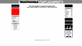 What Tanktrouble.com website looked like in 2020 (4 years ago)