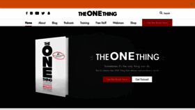 What The1thing.com website looked like in 2020 (4 years ago)