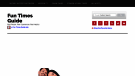 What Thefuntimesguide.com website looked like in 2020 (6 years ago)