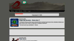 What Txori.com website looked like in 2020 (4 years ago)