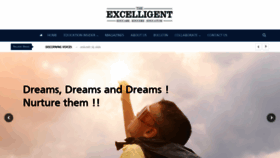 What Theexcelligent.com website looked like in 2020 (4 years ago)