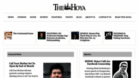 What Thehoya.com website looked like in 2020 (4 years ago)