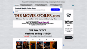 What Themoviespoiler.com website looked like in 2020 (5 years ago)