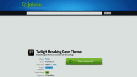 What Twilight-breaking-dawn-theme.jaleco.com website looked like in 2020 (4 years ago)
