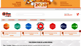 What Thespringstore.com website looked like in 2020 (4 years ago)