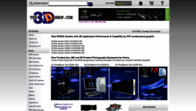 What The3dshop.com website looked like in 2020 (4 years ago)