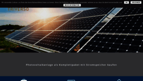 What Triverso-solar.de website looked like in 2020 (4 years ago)