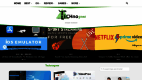 What Technogone.com website looked like in 2020 (4 years ago)