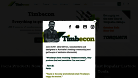 What Timbecon.com.au website looked like in 2020 (4 years ago)