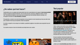 What Testdivertidos.net website looked like in 2020 (4 years ago)
