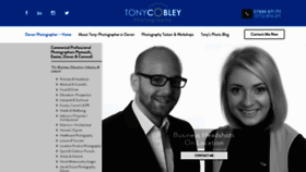 What Tonycobley.com website looked like in 2020 (5 years ago)