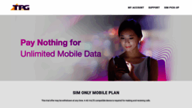 What Tpgmobile.sg website looked like in 2020 (4 years ago)