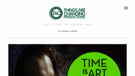 What Thingsarechanging.com website looked like in 2020 (4 years ago)
