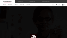 What Tamhsc.edu website looked like in 2020 (4 years ago)