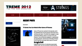 What Treme2012.com website looked like in 2020 (4 years ago)