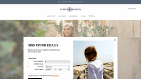 What Toryburch.ae website looked like in 2020 (4 years ago)