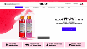 What Trulybeauty.com website looked like in 2020 (4 years ago)