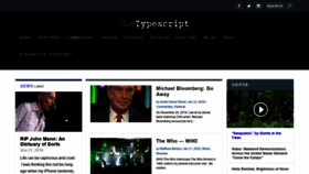 What Thetypescript.com website looked like in 2020 (4 years ago)