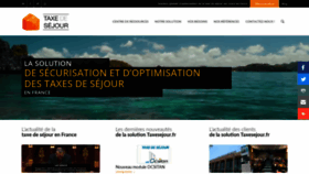 What Taxesejour.fr website looked like in 2020 (4 years ago)