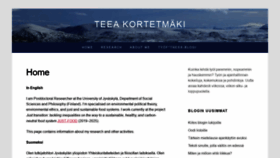 What Teea.fi website looked like in 2020 (4 years ago)