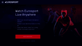 What Tv.eurosport.co.uk website looked like in 2020 (4 years ago)