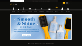 What Thedrybar.com website looked like in 2020 (4 years ago)