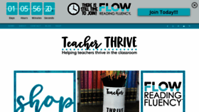 What Teacherthrive.com website looked like in 2020 (4 years ago)