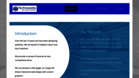What Technowebs.co.uk website looked like in 2020 (4 years ago)