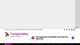 What Thecompanyboy.com website looked like in 2020 (4 years ago)