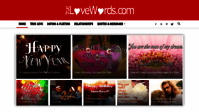What Truelovewords.com website looked like in 2020 (4 years ago)