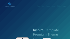 What Templateinspire.com website looked like in 2020 (4 years ago)