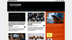 What Techzoom.org website looked like in 2020 (4 years ago)