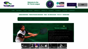 What Tennisdc.com website looked like in 2020 (4 years ago)