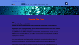What The-paradise-dive-center.com website looked like in 2020 (4 years ago)