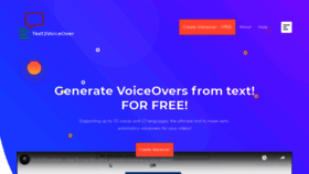 What Text2voiceover.com website looked like in 2020 (4 years ago)