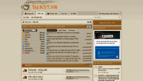 What Talk37.vn website looked like in 2020 (4 years ago)