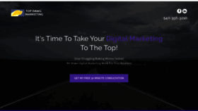 What Topdawgmarketing.com website looked like in 2020 (4 years ago)
