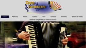 What Todoacordeon.com website looked like in 2020 (4 years ago)