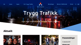 What Tryggtrafikk.no website looked like in 2020 (4 years ago)