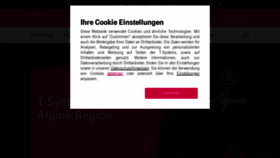 What T-systems.ch website looked like in 2020 (4 years ago)