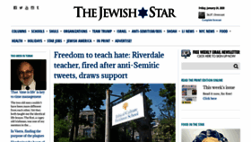 What Thejewishstar.com website looked like in 2020 (4 years ago)