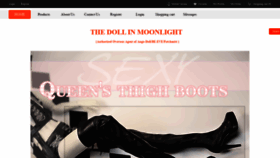 What Thedollinmoonlight.com website looked like in 2020 (4 years ago)